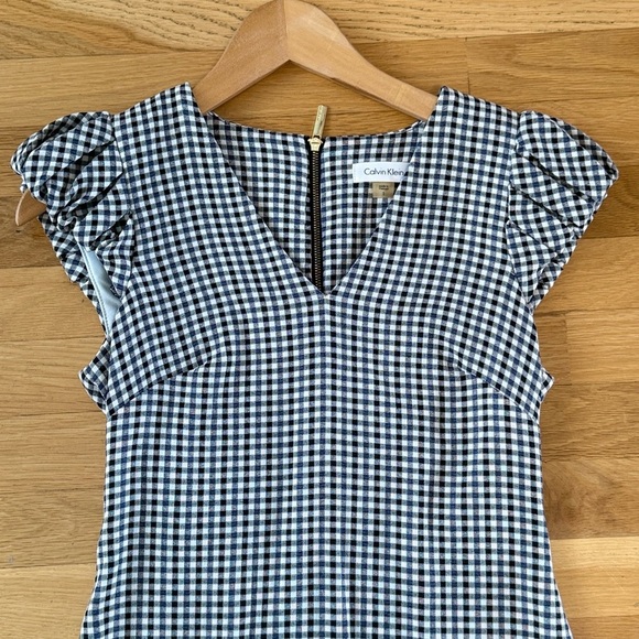 Calvin Klein Gingham Dress - Picture 2 of 8